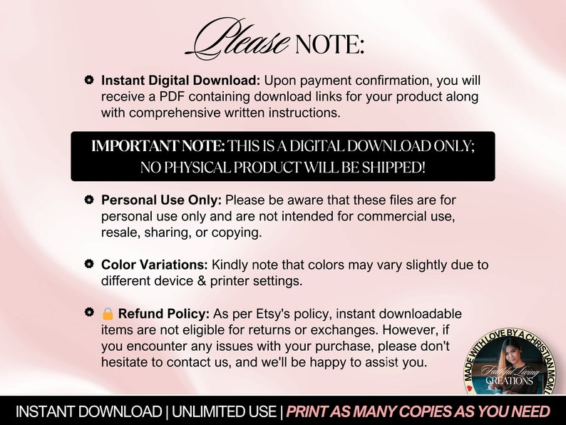 Pink Sermon Notes Printable, Digital Bible Study Template, GoodNotes Church Sermon Notes Summary, Pretty Christian Journal Gift for Women