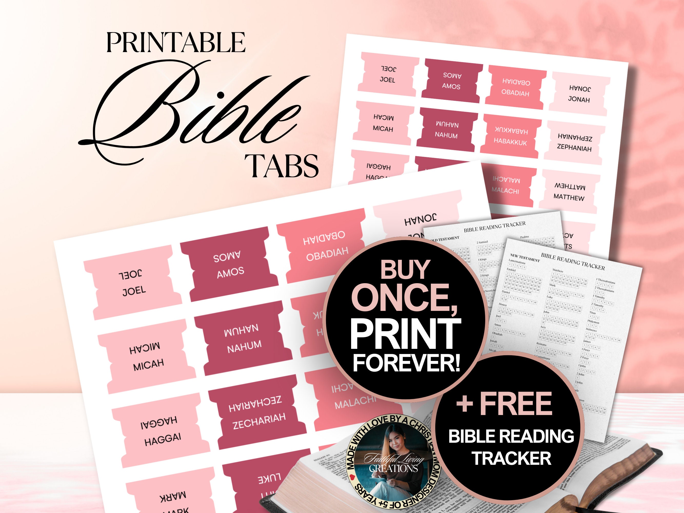 NAMOARLY Étiquettes D'Onglets Bibliques En Cuir - Lot De 10 Feuilles, Autocollantes Et Transparentes - Pour Navigation Facile Dans La Bible, Étude