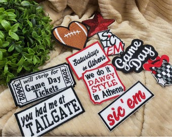 Football Patches for college, high school, or any team you can think of in Georgia, Alabama, Texas, Florida, Oklahoma, or any other state.