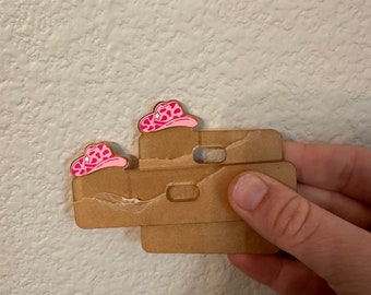 Pink cowgirl hat badge topper | nurse gift