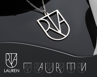 Customized Monogram Necklace, Turn Your Name into Necklace,  Personalized Women Gold Name Necklace, Unique Piece Necklace for Bridesmaids