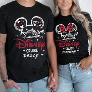 Personalisierte Disney Cruise 2024 Shirts, Disney Wunsch Traum Fantasy Magic Line Shirt, Disney Familie Passende Shirts, Disney Let&#39;s Cruise Shirt