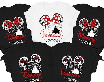 Custom Magic Kingdom Family Outfits 2026, Girls Trip Shirts, Disney Birthday Group Tees, Matching Disneyland Squad Shirt, Wdw Kids Shirts