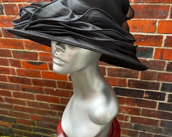 Stunning Black Travel  formal, Wedding Hat