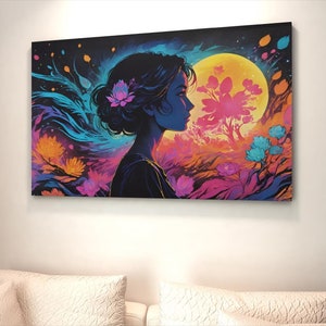 A Mothers Love: Alone Time - Stretched Matte Canvas 1.25&quot; top selling wall art, Print art, Canvas Wall Art, Cheap Wall Decor, love art, kid