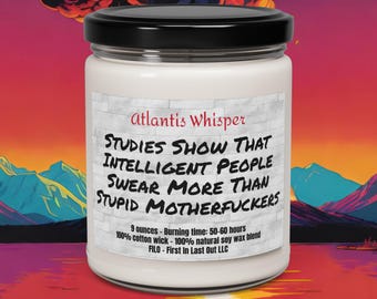Studies Show That Intelligent Various 9oz Scented Soy Candles Bricks Funny candles gifts for her Funny Gift Ideas Best Friend Gifts wedding