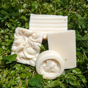 Castile Soap, Organic Face & Sensitive Skin Soap, Palm Free, Vegan, Cold Process Soap, fragrance Free, Palm Oil Free