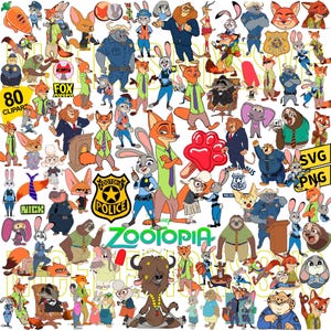Zootropolis Svg Png Bundle, Judy And Nick Svg, Jungle Animal Svg, Magical Kingdom Svg, Safari Trip Shirts Svg, Family Vacation Svg