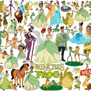 Princess and the Frog Svg, Svg, Magical New Orleans Princess Svg, Tiana Clipart, Glamorous Frog Tale Svg, Princess frog Birthday Svg