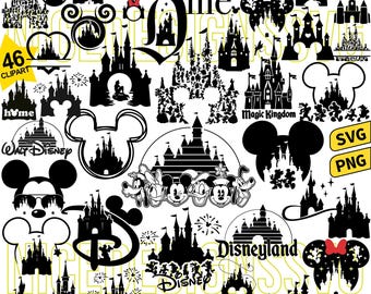 Castle Svg Png Bundle, Magical Kingdom Svg, Princess Castle Svg, Family Vacation Svg, Castle Matching Shirts Cut Files For Cricut Silhouette