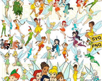 Bundle Fairy Friends Svg Png, Fairy Friendship Svg, Fairy Squad Svg, Fairy Birthday Svg, Magical Mouse Svg, Fairy Character Svg Cartoons Svg