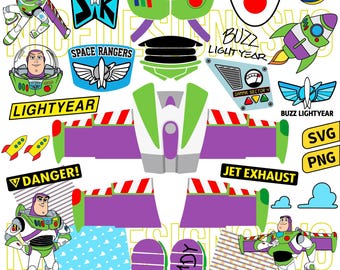 Galactic Hero Wings And Armor Svg Png Cut Files Bundle, Space Ranger Costume Svg, Toy Theme Shirt Birthday Designs, Space Ranger Sublimation