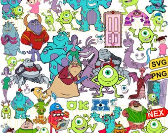 Monsters Svg Bundle, Monsters Birthday Family Svg, Monster Friends Svg, Monster Power Company Svg, Friendly Monsters Svg, Monsters Svg
