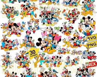 Mouse Squad Svg Png Bundle, Mouse Friends Svg, Mouse Family Svg, Family Vacation Svg, Magical Kingdom Svg, Happy Birthday Svg