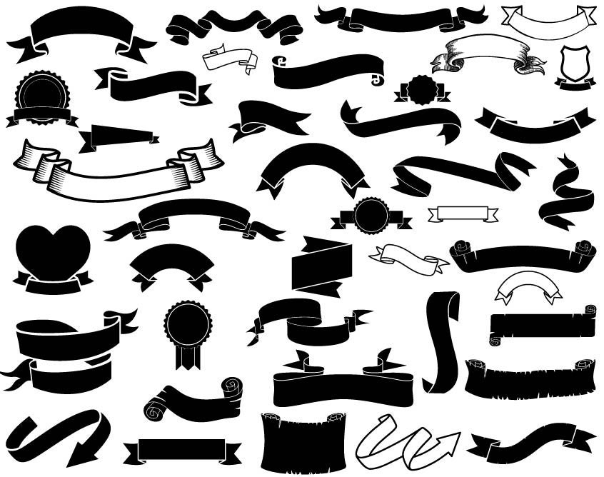 Ribbon Svg Bundle, Banner Svg, Ribbon Svg, Ribbon Banner Svg, Banners ...