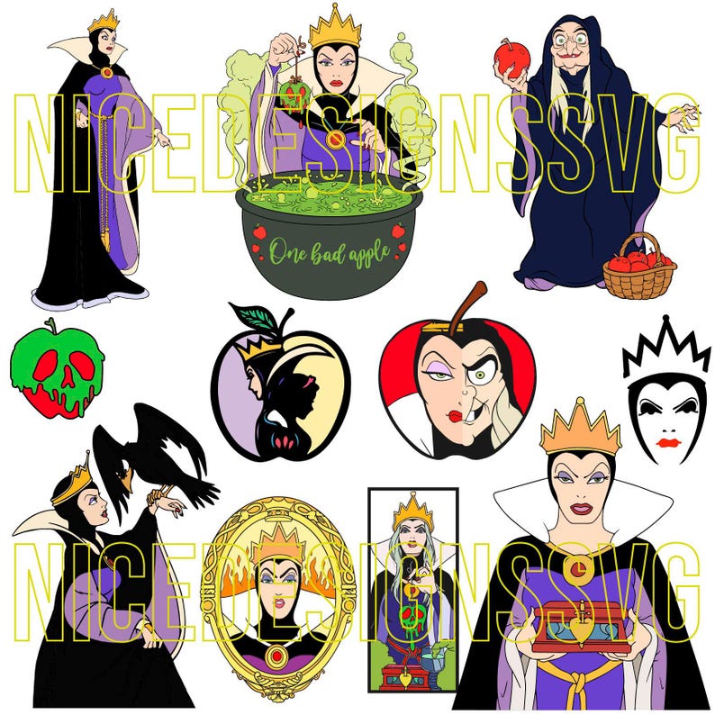 Bundle Bad Girls Friends Svg Png, Queen Villain Svg, My Favorite ...