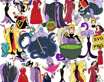 Bundle Villains Svg Png, Villains Friendship Svg, Bad Witches Club Svg, Bad Girls Svg, Villain Svg, Villains Squad Svg, Villains Wicked Svg