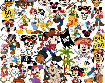 Bundle Pirates Characters Svg Png, Family Cruise Trip Svg, Pirate Mouse Friends Svg, Family Vacation Svg, Magical Kingdom Svg, Friends Squad
