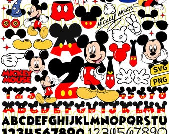 Bundle Mouse Design Clipart Svg Png, Family Vacation Svg, Mouse Best Friends Svg, Family Birthday Svg, Magical Kingdom Svg, Subli Or CutFile
