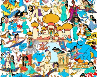 Príncipe Árabe Svg, Pacote Aladdin Svg Png, Personagens Clássicos Svg, Aventura Mágica Svg, Princesa Svg, Agrabah Antiques Svg, Magic Kingdom