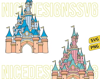 Castelo de Conto de Fadas da Princesa Mágica Svg PNG, Castelo do Reino Mágico Svg, Férias em Família Svg, Castelo da Princesa Svg, Castelo Mágico Svg
