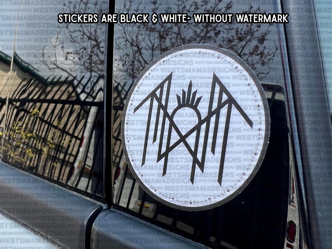 Sleep Token Sticker Decal Runes 2.5