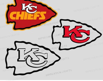 KC Chiefs Svg, Chiefs Svg For Cricut, Chiefs Mascot Svg, Team Mascot Svg, School Spirit Svg, Chiefs Sublimation, Layered Svg, Silhouette