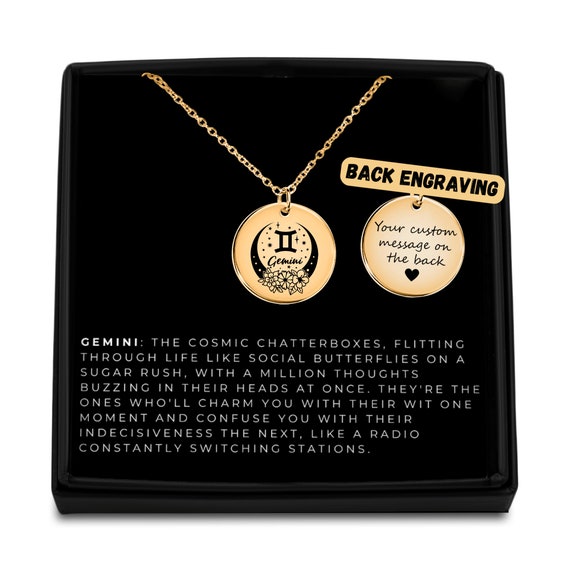 Gemini coin necklace best sale