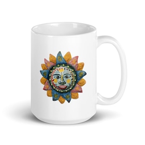 Sunshine Coffee Mug 15oz - Good Morning Sunshine, Here Comes the Sun - Perfect Gift for Friends, Kids & Office!