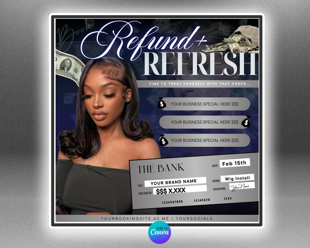 March Booking Flyer, Tax Refund Beauty Flyer, Tax Season Special Flyer ...