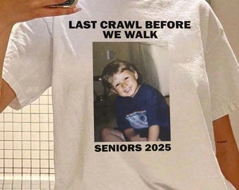 Shirt, afstuderen 2025, studentenvereniging Grad gepersonaliseerd afstudeercadeau, Senior Bar 2025, Custom Graduate