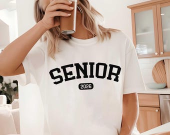 Senior 2026 Shirt, Retro Font, Senior Retro Shirt, 2026 Seniors Shirt, Senior 2026 Retro Shirt, Class of 2026 Senior Shirt, Graduation Gift