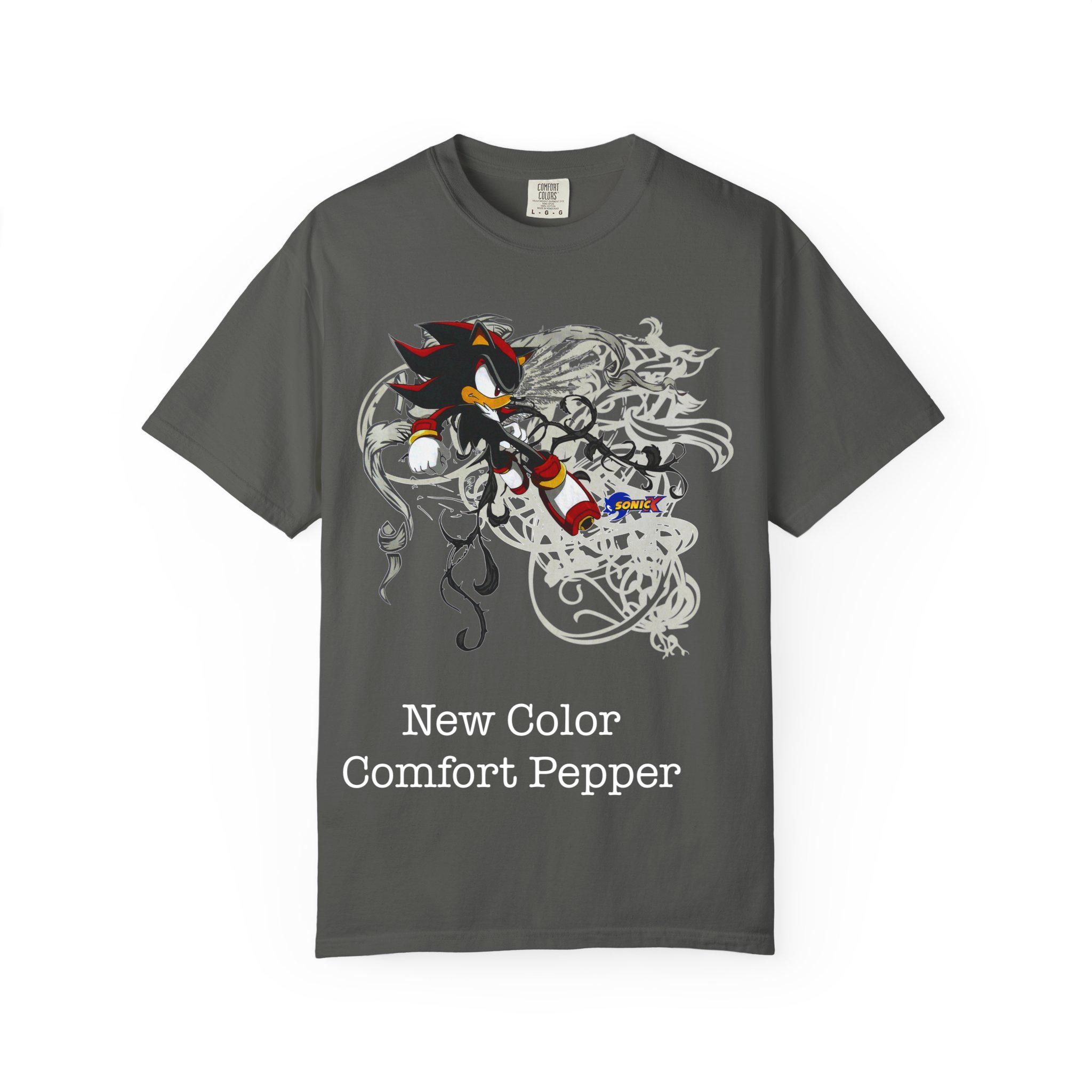 Sonic X Shadow White Tribal Shirt, Shadow Jesse Pinkman Shirt