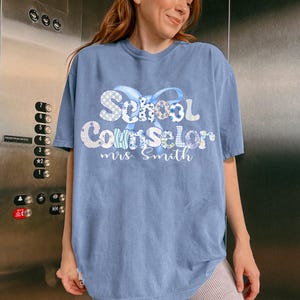 Comfort Colors School Counselor Shirt, School Counseling Gifts, Mental Health School Shirt, Counselor School Tee, School Therapist Shirts