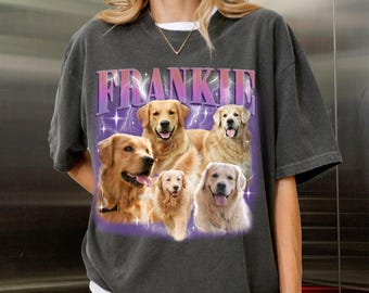 Custom Dog Bootleg Shirt,Custom Dog Comfort Shirt,Personalized Dog Bootleg Shirt, Dad Shirt,Custom Pet Shirt,Gift for Dad,Bootleg Rap Tee