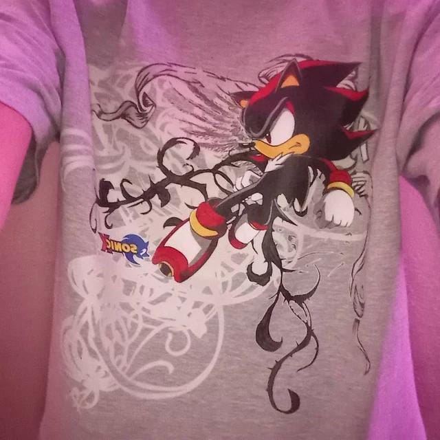 レビュー高評価商品 Sonic Pinkman Jesse Shadow Shirt, Tribal White Shadow X トップス