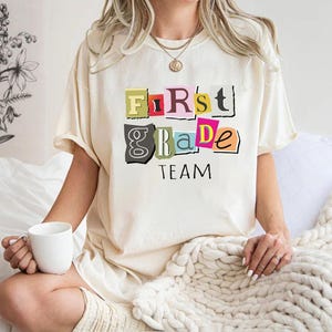 First Grade Team Shirt, First Grade Shirt, Back To School Shirt, First Day Of School Shirt, First Grade Teacher Shirt, Kindergarten Shirt