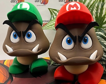 Goomba Ornament: 3D Printed Mario Bros Figurine - Etsy