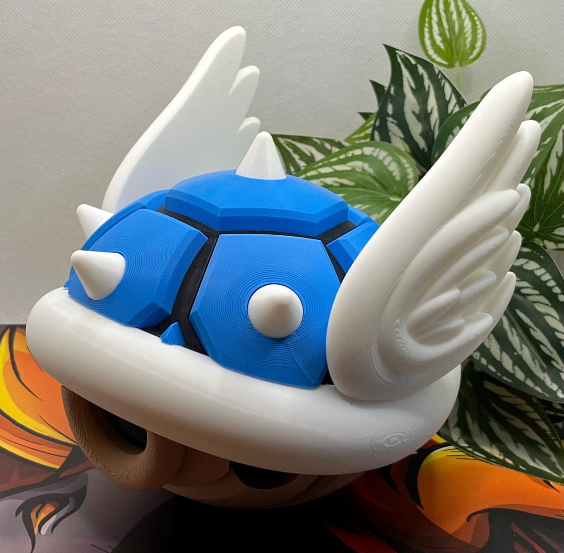 3D Printed Blue Turtle Shell Figurine - Etsy