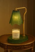 Dimmable Modern Candle Warmer Lamp with Timer - Stylish Nightstand Light