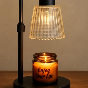 Vintage Candle Warmer Lamp with Timer and Dimmer - Home Decor Desk Lamp - graduation,anniversary,birthday,Christmas gift for him/her
