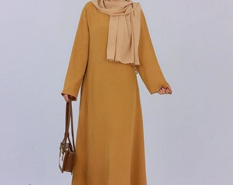 Frauen Handgemachte Abaya | Langes Locker sitzendes Kleid für muslimische Frauen | Geschenk für sie | Perfektes Geschenk für Ramadan