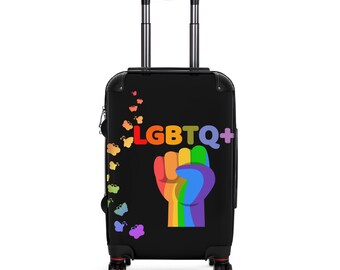 LGBTQ+ Suitcase for Traveling Vacation Pride Parade Celebration Suitcase for Her Essentials