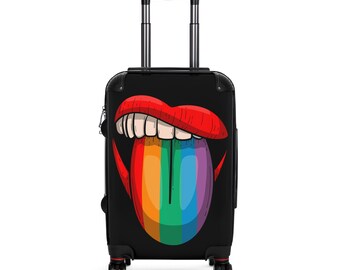 PRIDE Suitcase for Vacation Pride Month Suitcase LGBTQ+ for Her Traveling Essentials for Him Suitcase for Traveling