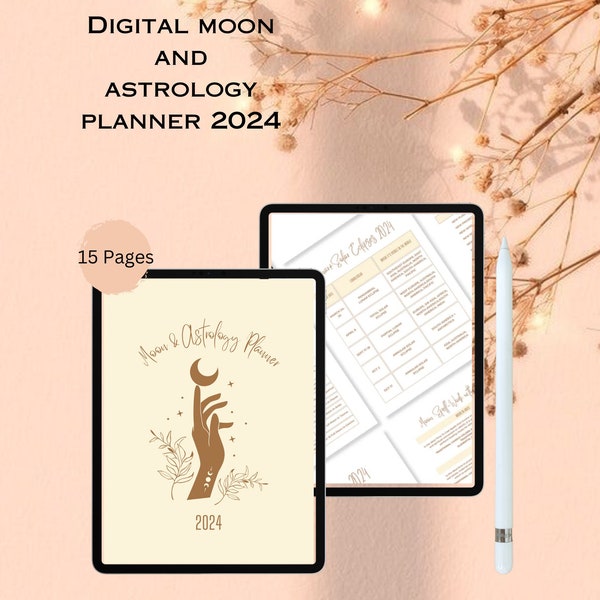 2024 Moon And Astrology Digital Planner