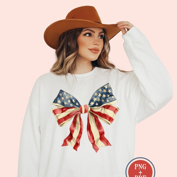 Coquette Aesthetics Shirt Sublime Design PNG Patriotism Sublimation Ribbon Coquette PNG Symbolic PNG 4th Of July Downloadable Aesthetics png