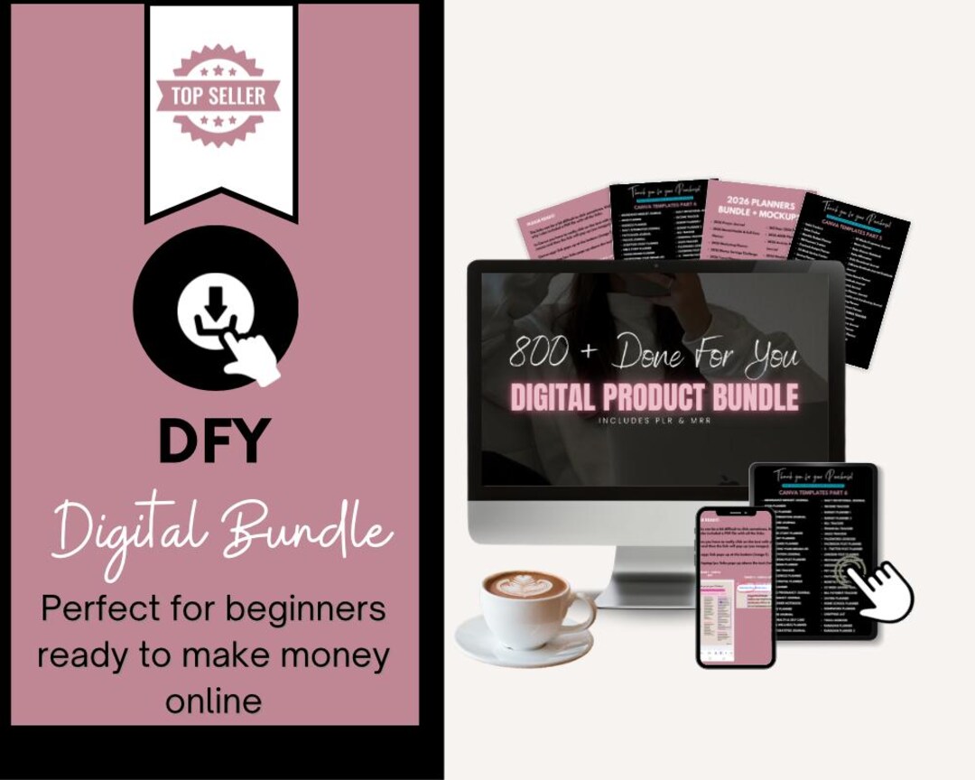 800+ Done for You Digital Products Bundle | PLR MRR Resell Rights ...