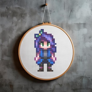 Stardew Valley Abigail Cross Stitch Pattern