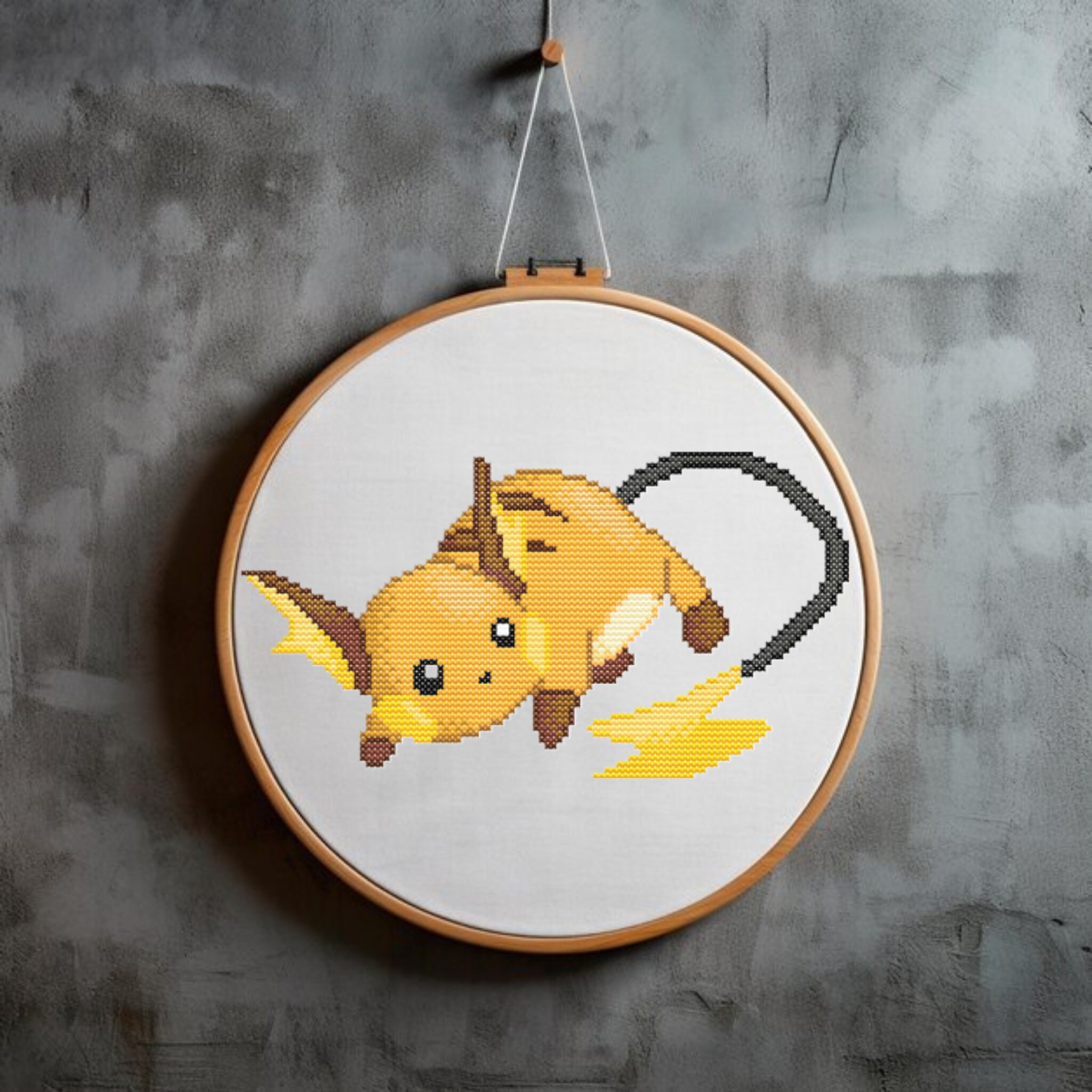 Rachu Pattern Raichu Pokemon Cross Stitch Pattern - Etsy