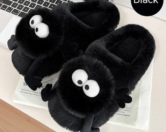 Lindas pantuflas de peluche